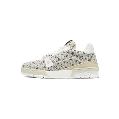 Zapatillas Louis Vuitton, color beige claro 01