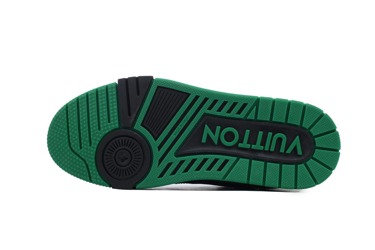 LOUIS VUITTON Trainer Light Black Green