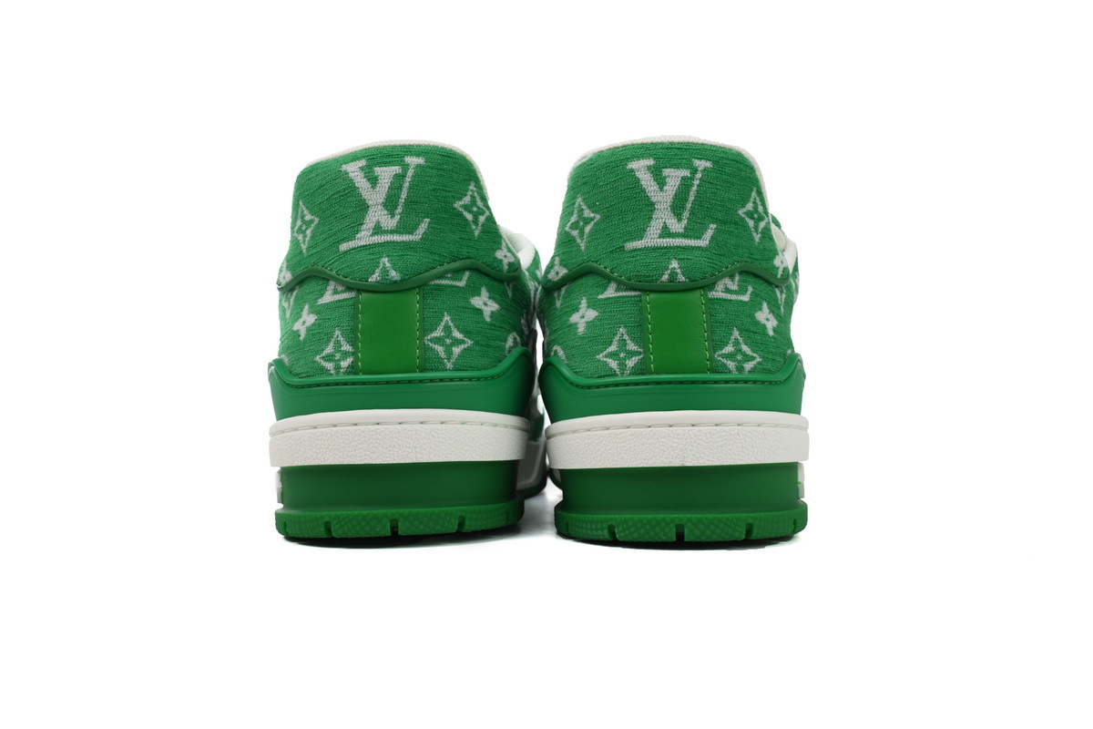 Zapatillas Louis Vuitton, color verde esmeralda claro