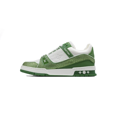 Louis Vuitton LV Arch Light Low Top Sneakers Green White 01