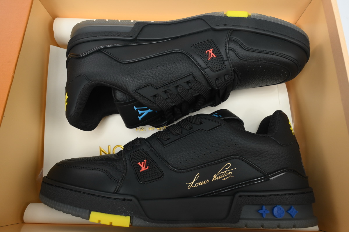 Baskets Louis Vuitton « Noble » noires