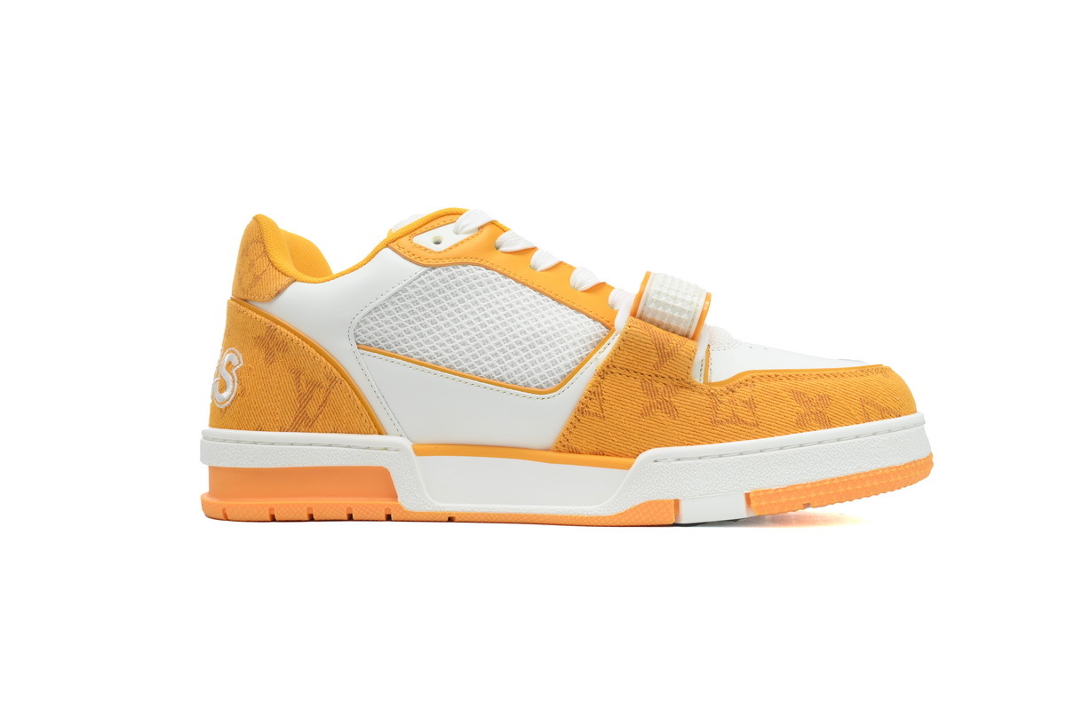 Zapatillas Louis Vuitton naranja y blanco
