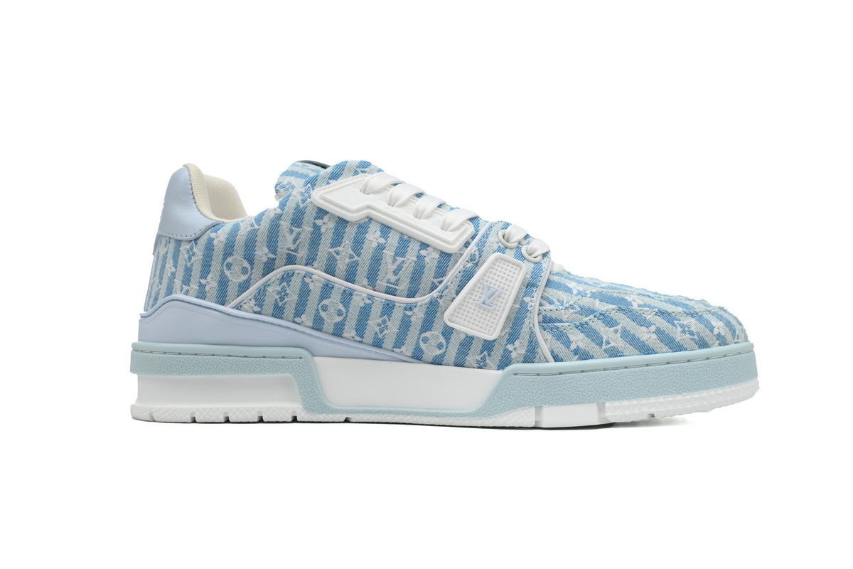 Zapatillas Louis Vuitton azul pastel