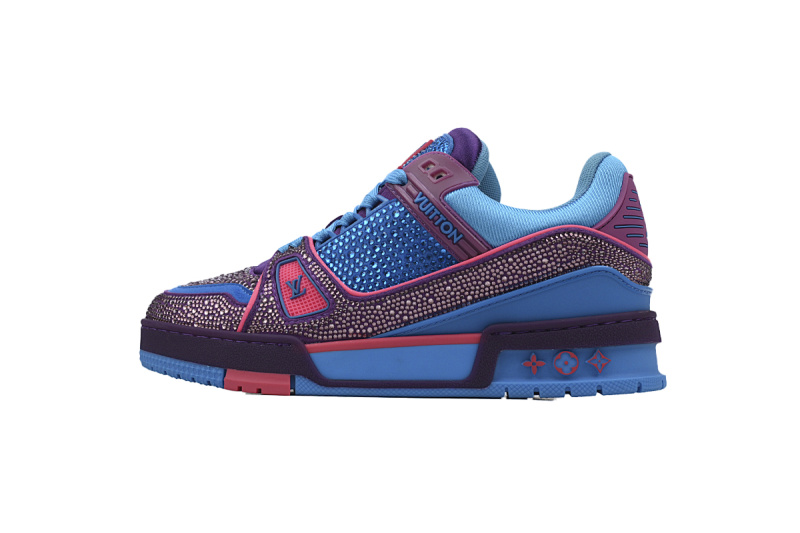 Zapatillas LOUIS VUITTON moradas y azules