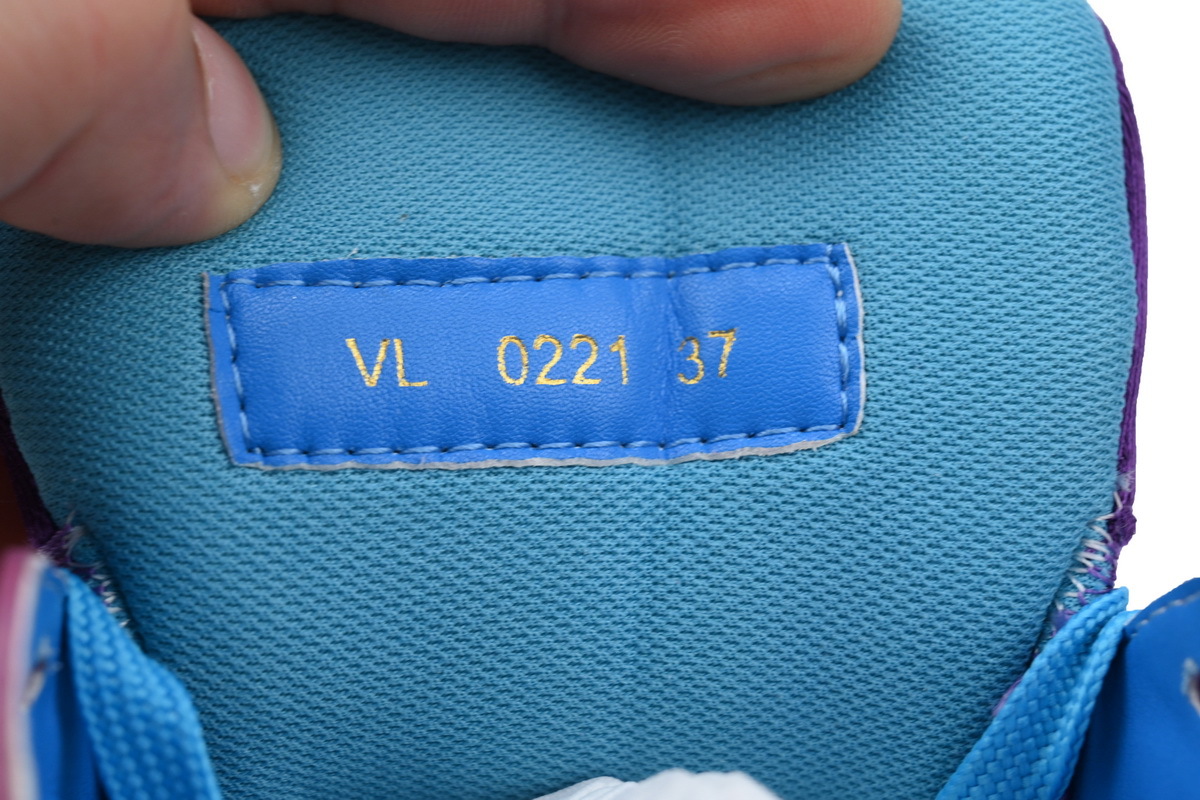 Zapatillas LOUIS VUITTON moradas y azules