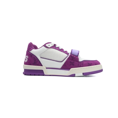 Baskets Louis Vuitton Violet et Blanc 02