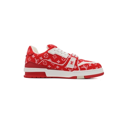 Baskets Louis Vuitton rouges 02