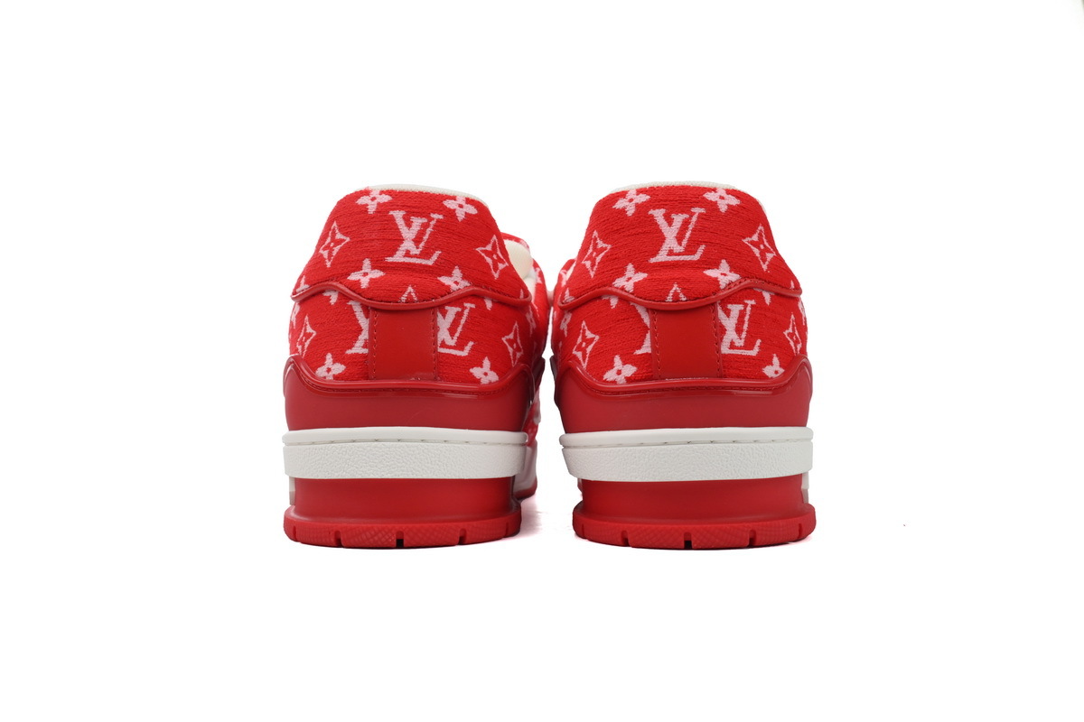 Baskets Louis Vuitton rouges