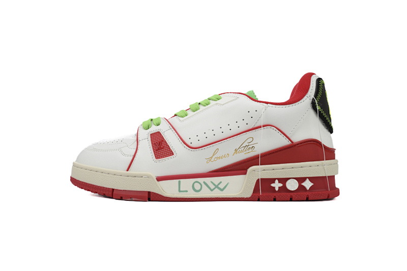 LOUIS VUITTON Trainer Red Green