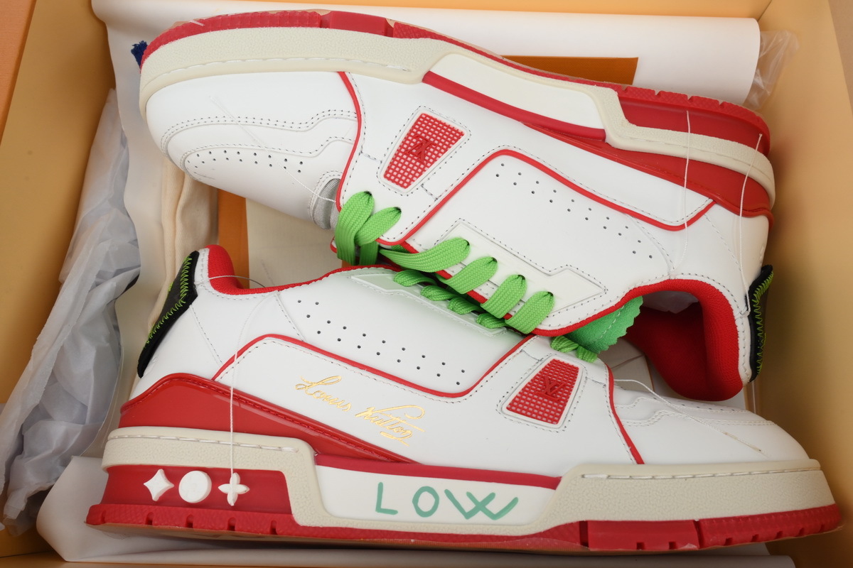 LOUIS VUITTON Trainer Red Green