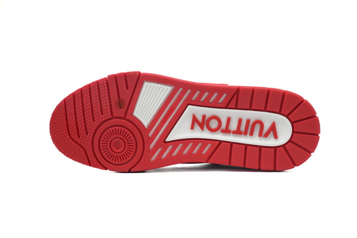 Tênis Louis Vuitton Vermelho e Branco