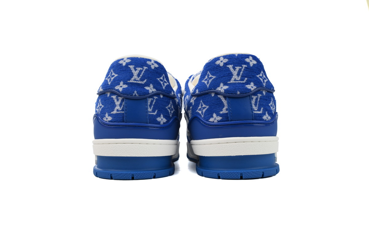 Baskets Louis Vuitton bleu roi