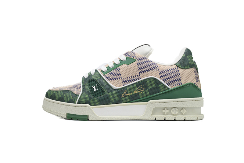 Tênis Louis Vuitton Branco e Verde