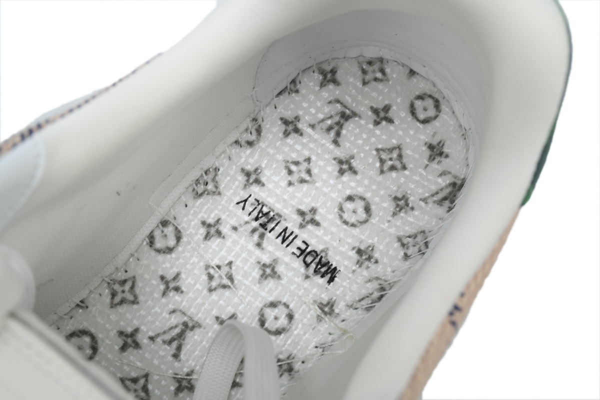 Tênis Louis Vuitton Branco e Verde