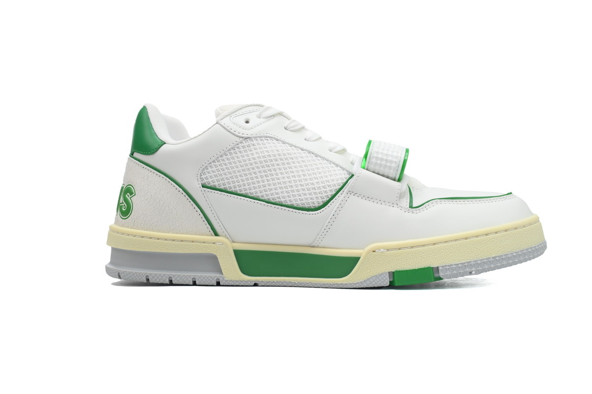 Tênis Louis Vuitton Branco e Verde