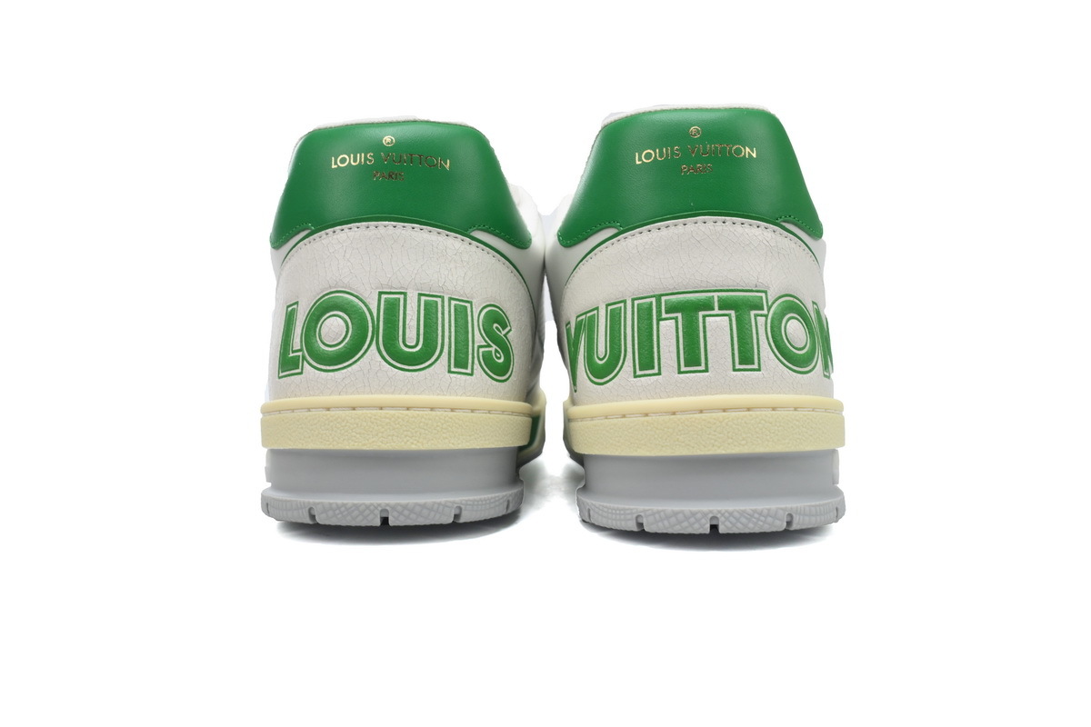 Tênis Louis Vuitton Branco e Verde