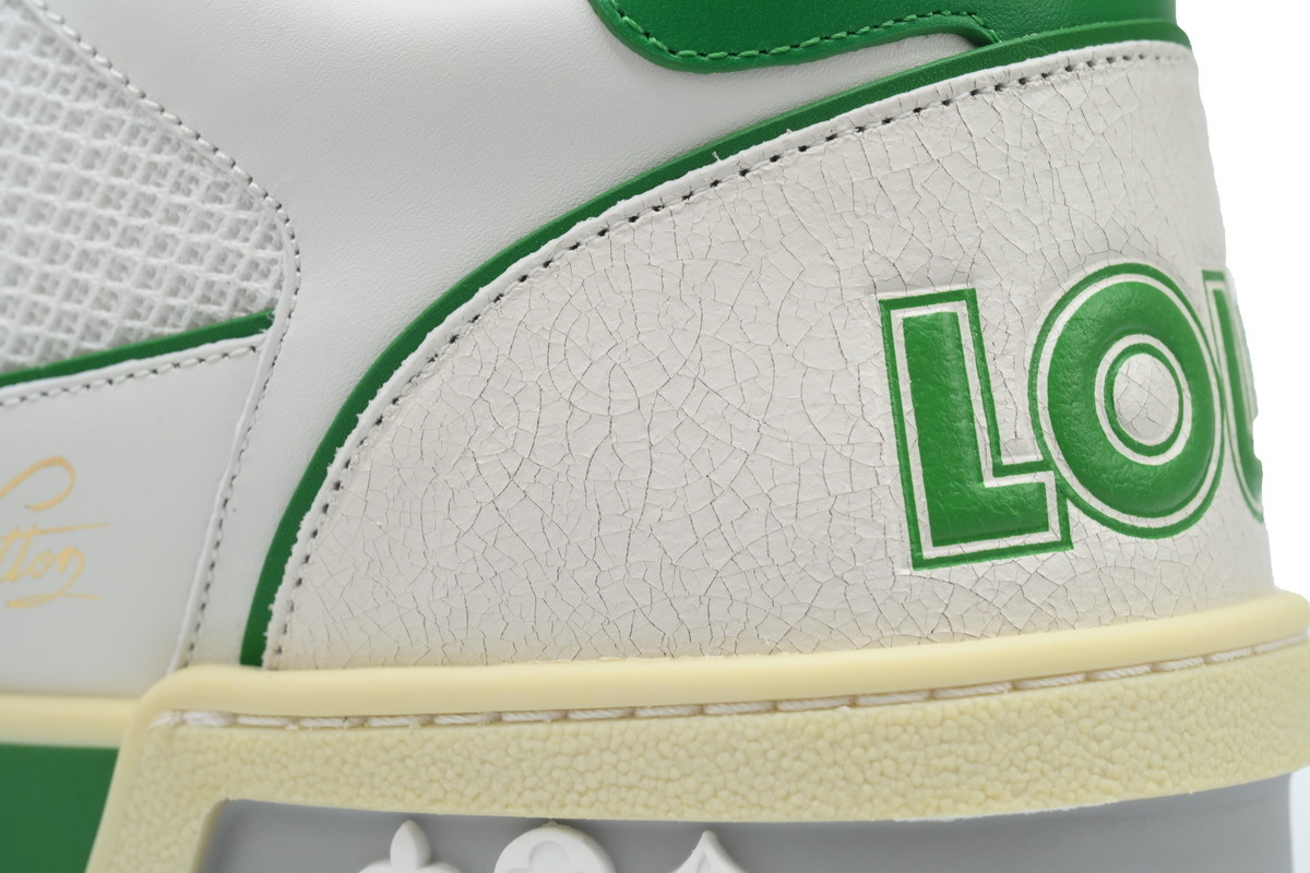 Tênis Louis Vuitton Branco e Verde