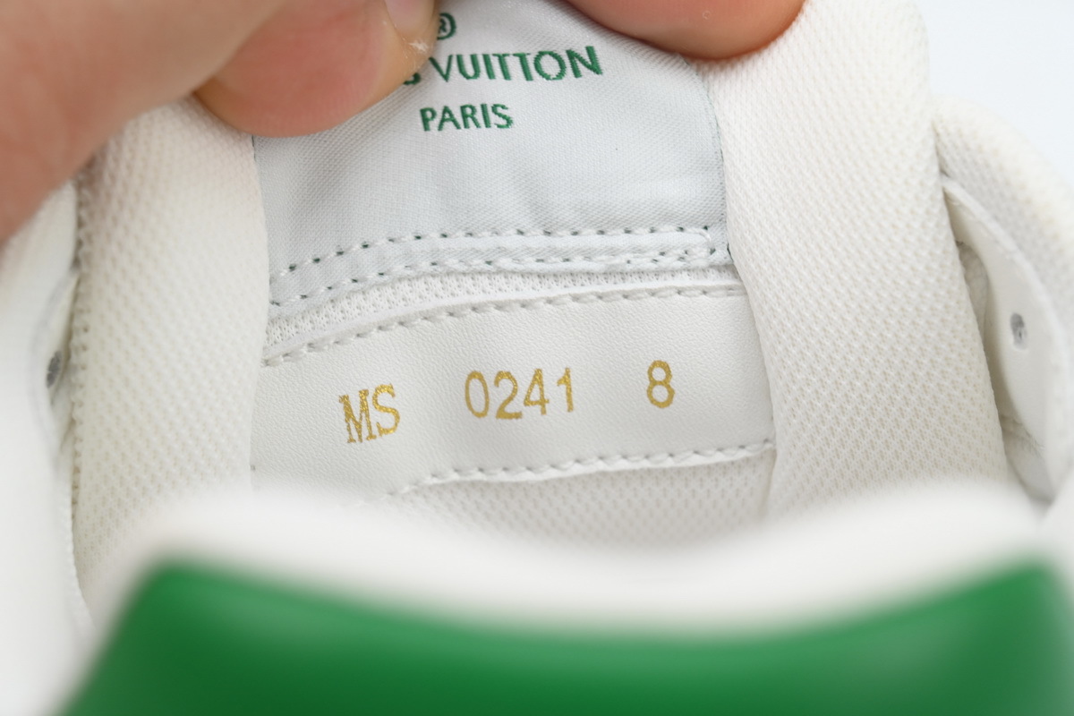 Tênis Louis Vuitton Branco e Verde