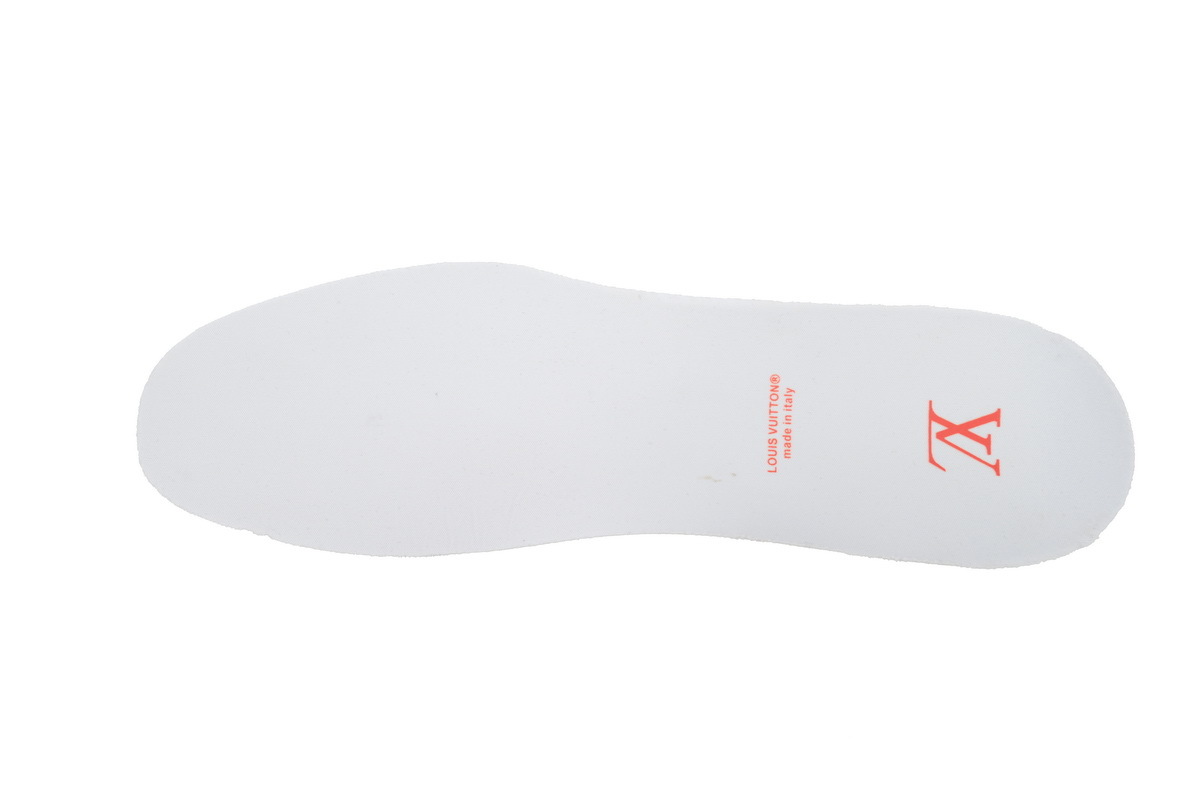 Tênis Louis Vuitton Branco e Laranja