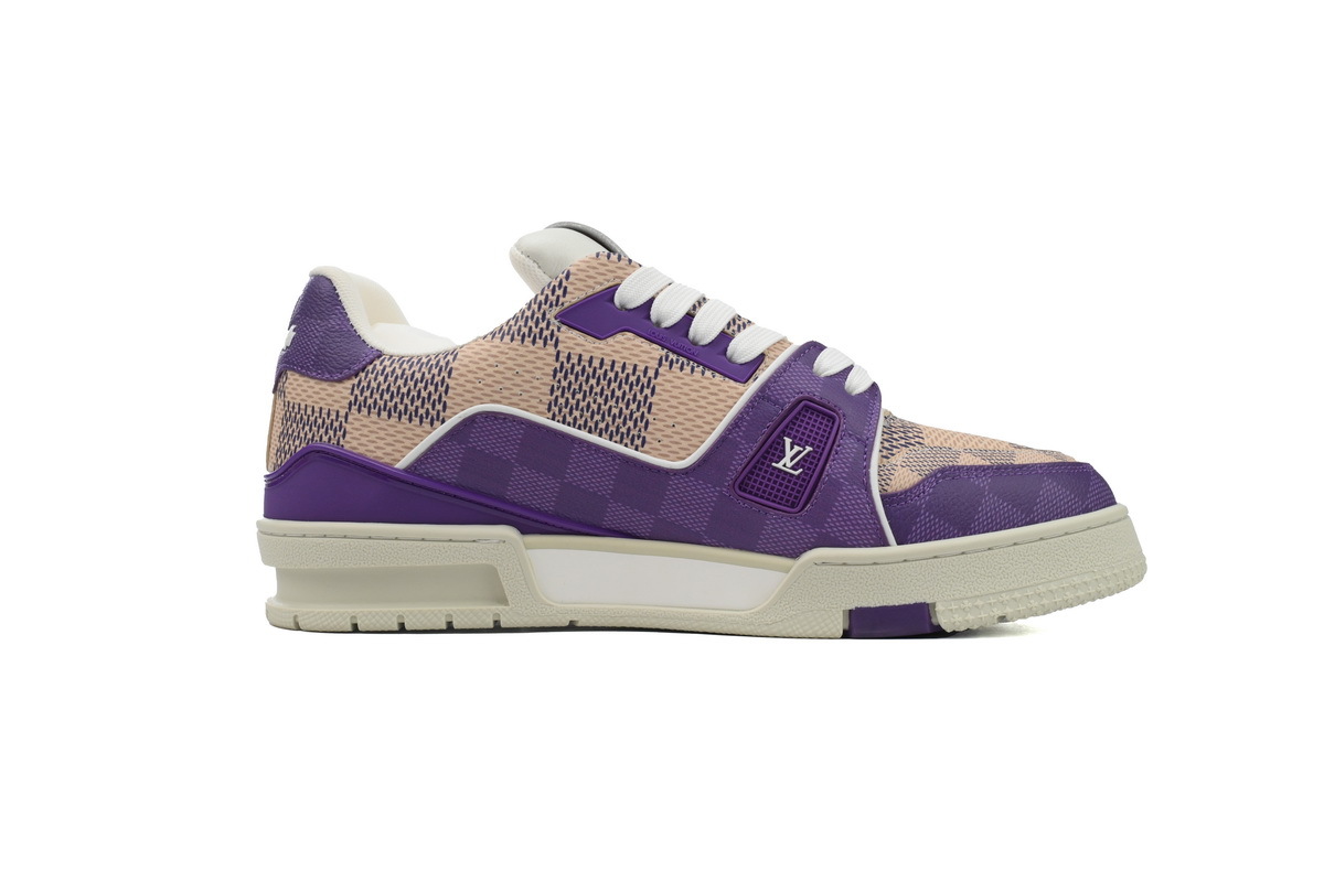 Tênis Louis Vuitton Branco e Roxo