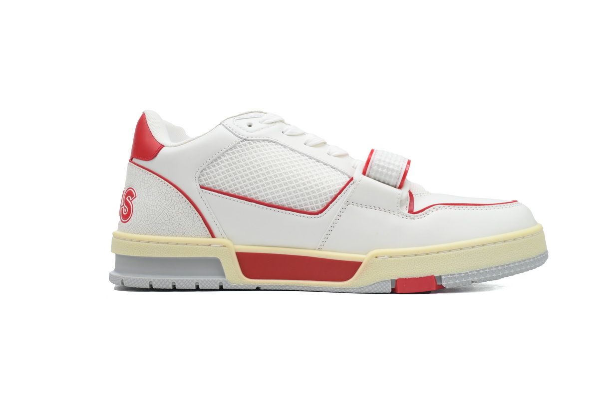 Tênis Louis Vuitton Branco e Vermelho