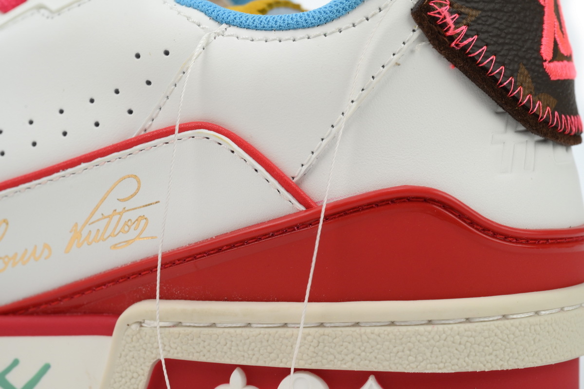 LOUIS VUITTON Trainer Yellow Blue
