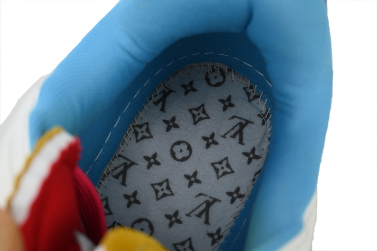 LOUIS VUITTON Trainer Yellow Blue
