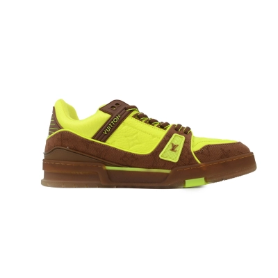 Louis Vuitton Trainer Yellow Brown 02