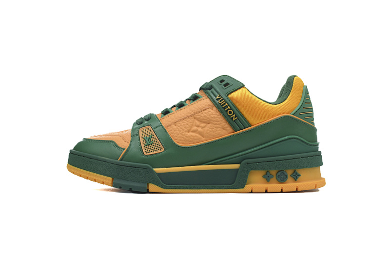Baskets Louis Vuitton Jaune-Vert