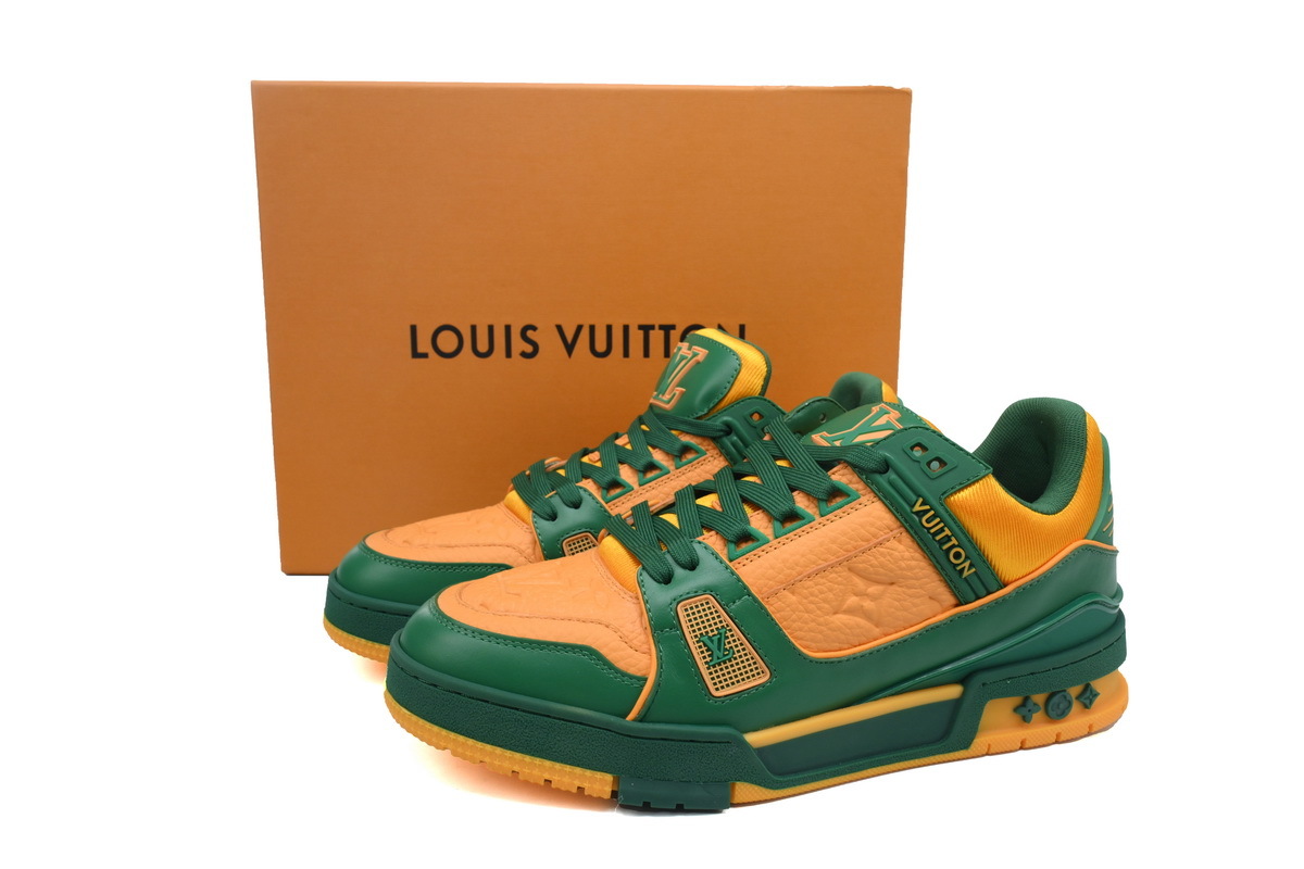 Baskets Louis Vuitton Jaune-Vert