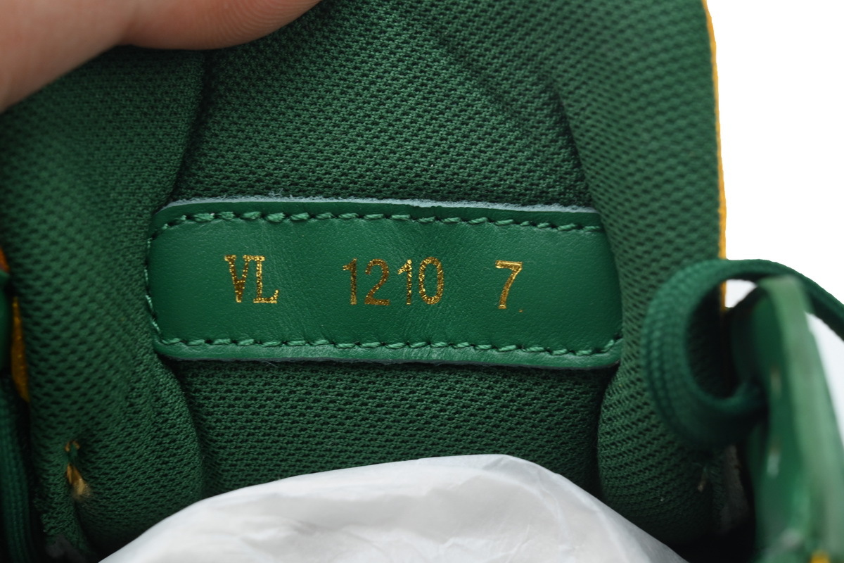 Baskets Louis Vuitton Jaune-Vert