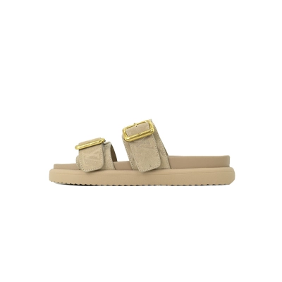 LOUIS VUITTON Venice Mule Shoes Beige 01