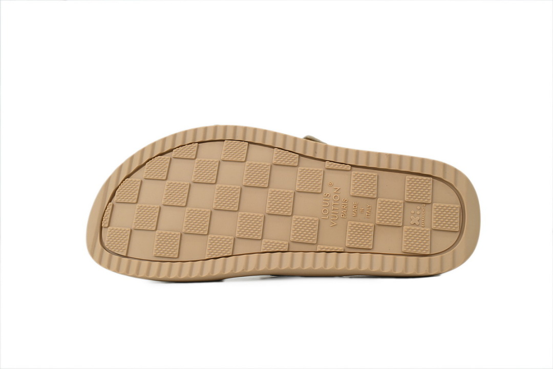 LOUIS VUITTON Venice Mule Shoes Beige