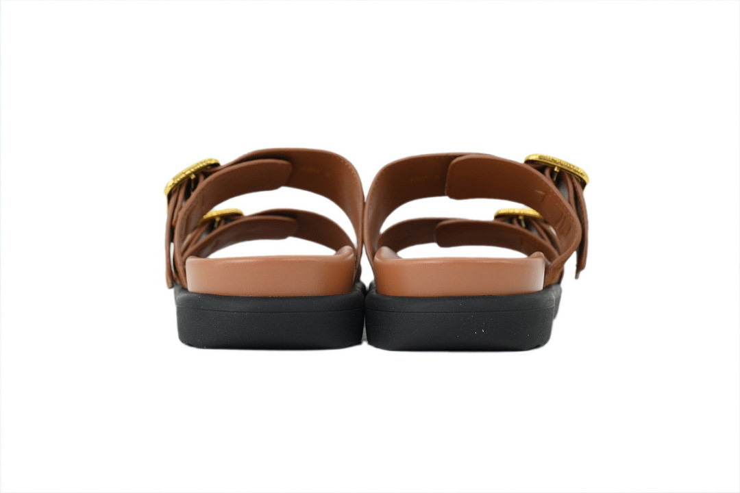 LOUIS VUITTON Venice Mule Shoes Brown