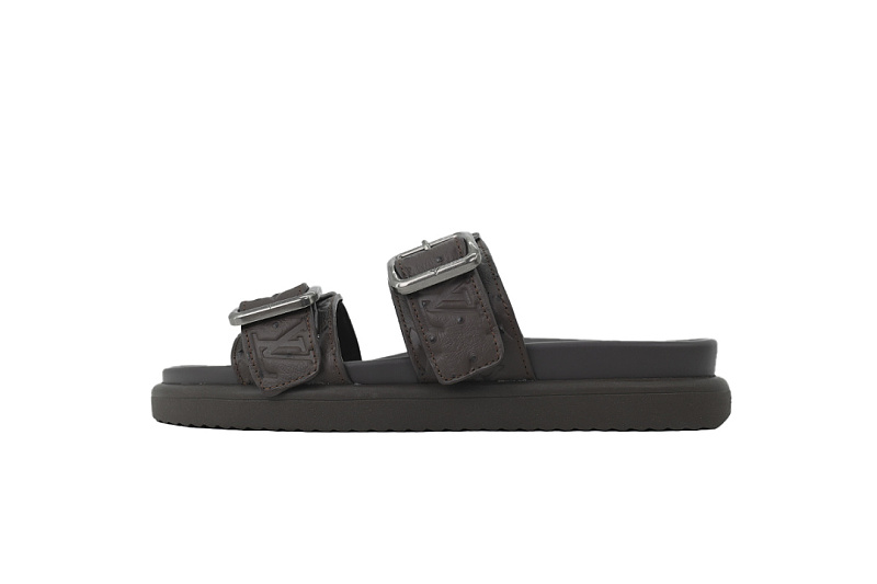 LOUIS VUITTON Venice Mule Shoes Coffee