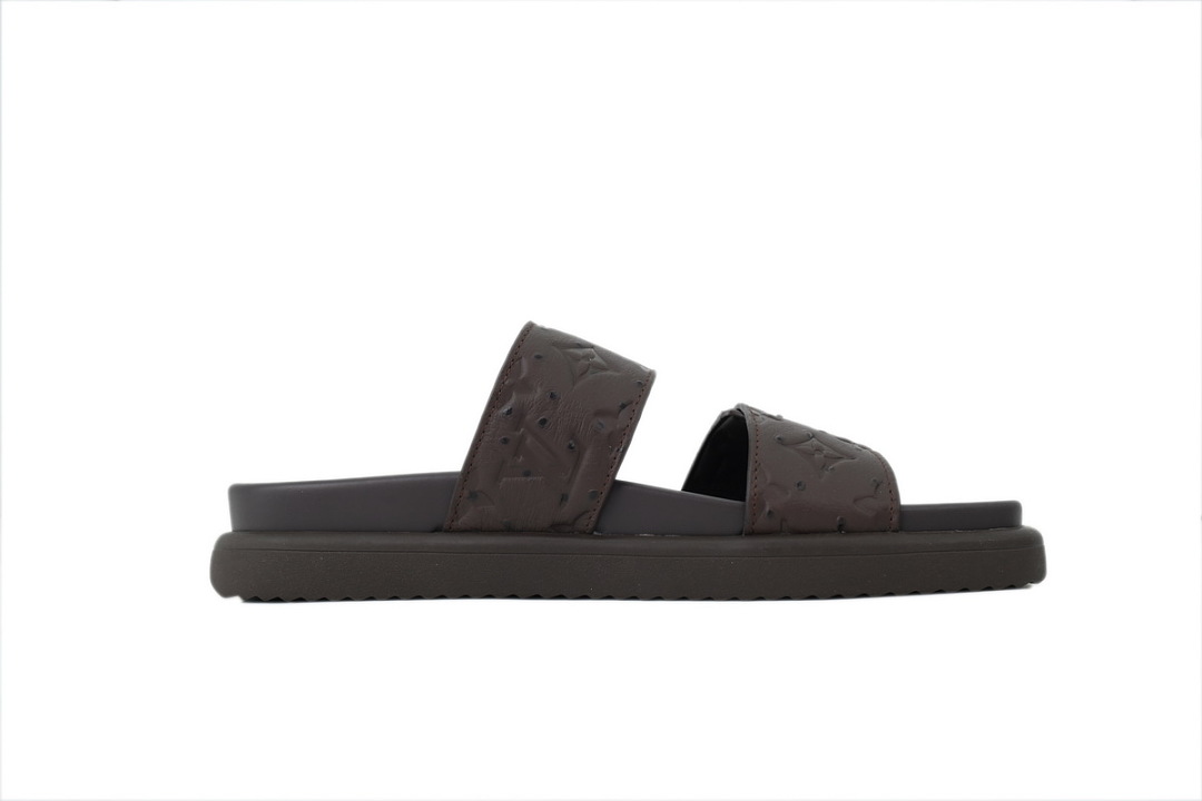 LOUIS VUITTON Venice Mule Shoes Coffee