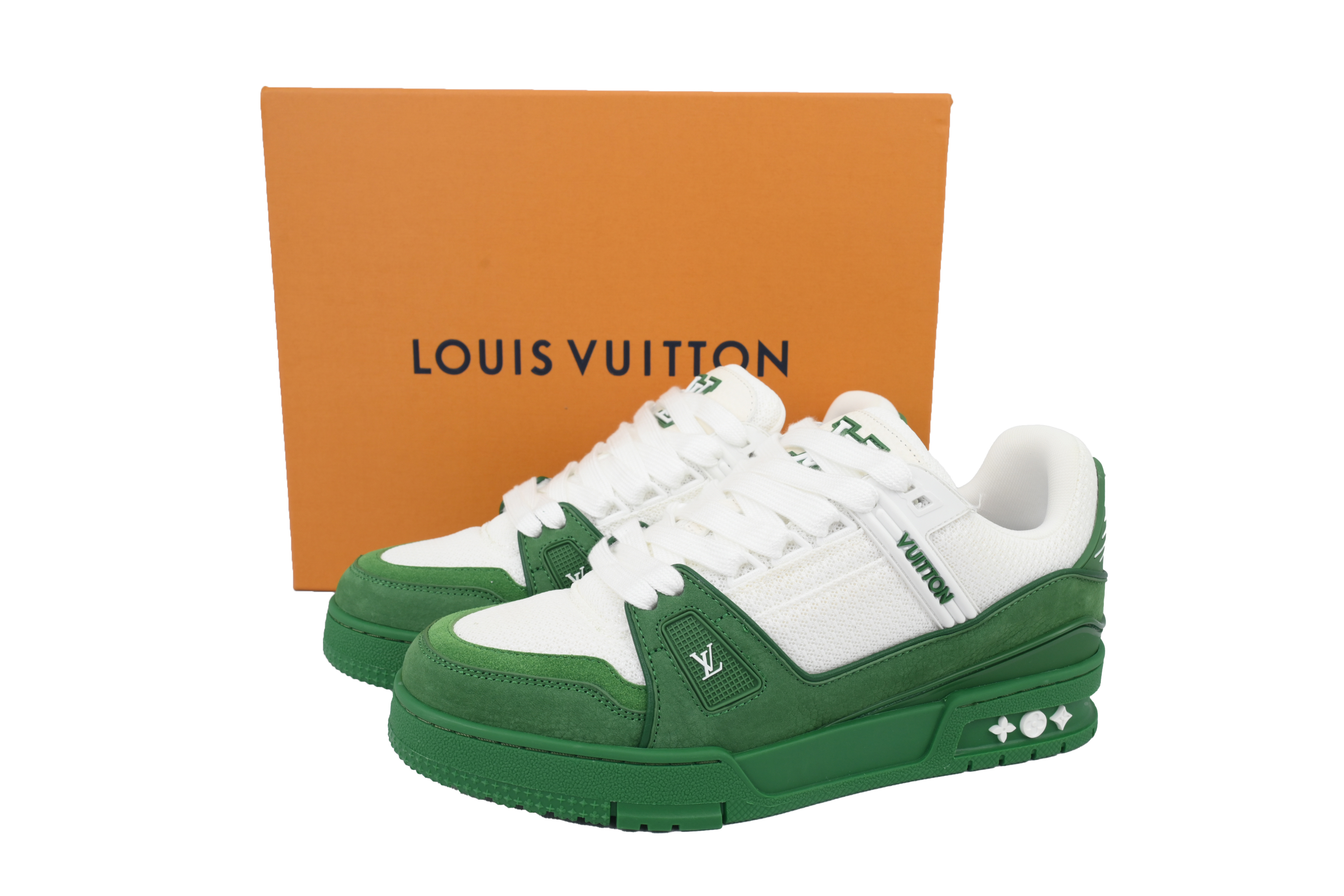 Louis Vuitton White Green White