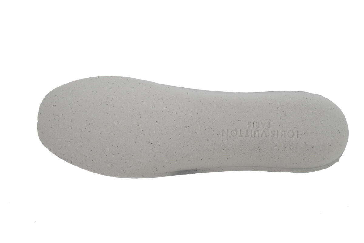 Louis Vuitton LV Trainer Maxi White Gray Leather Sneaker
