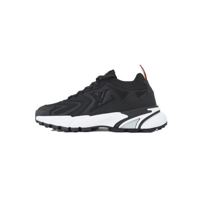 Louis Vuitton LV Runner Tatic Black White Sneakers 01