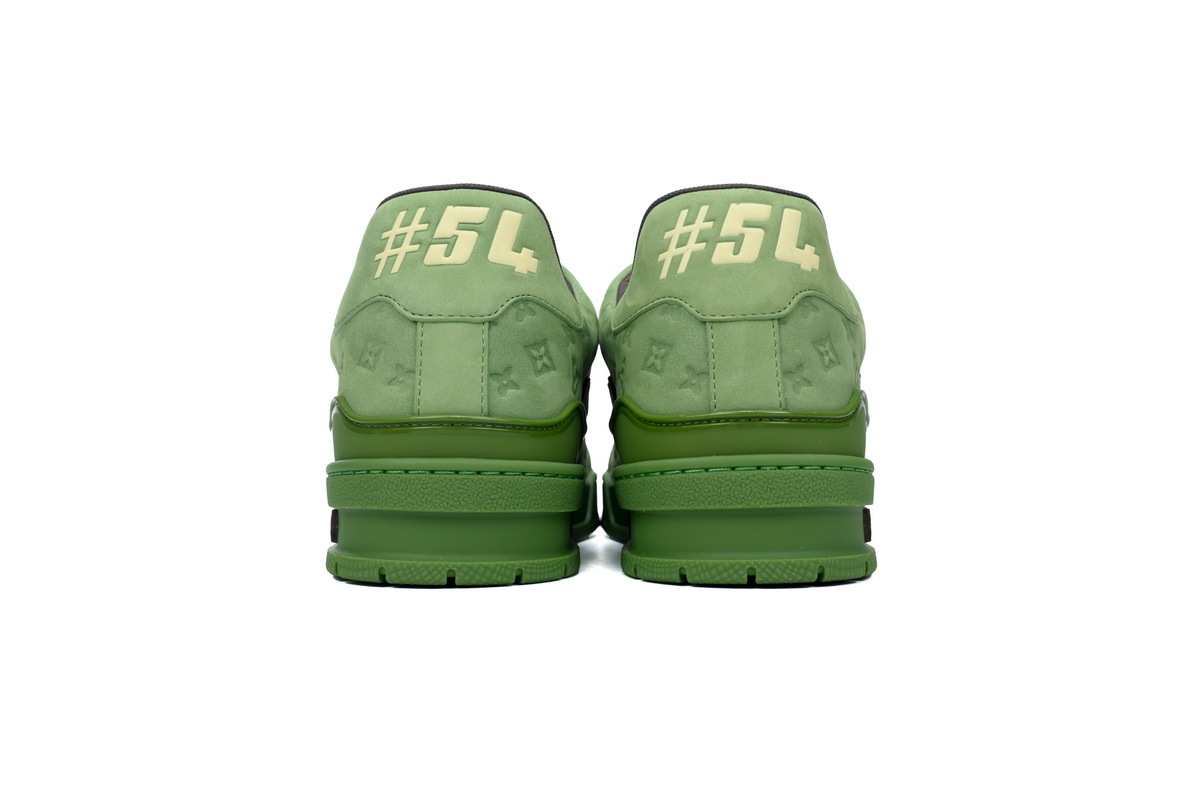 LV Trainer Sneaker Avocado Green 1ACXBE