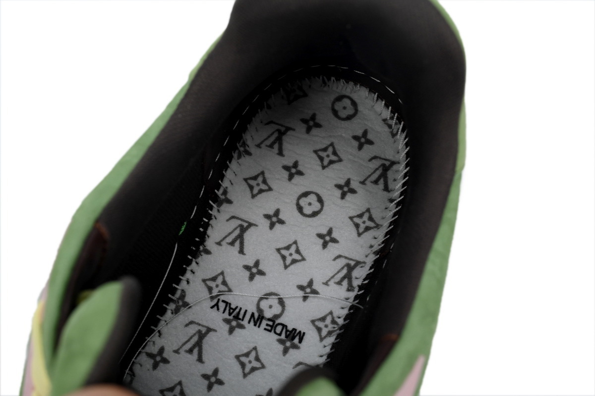 LV Trainer Sneaker Avocado Green 1ACXBE