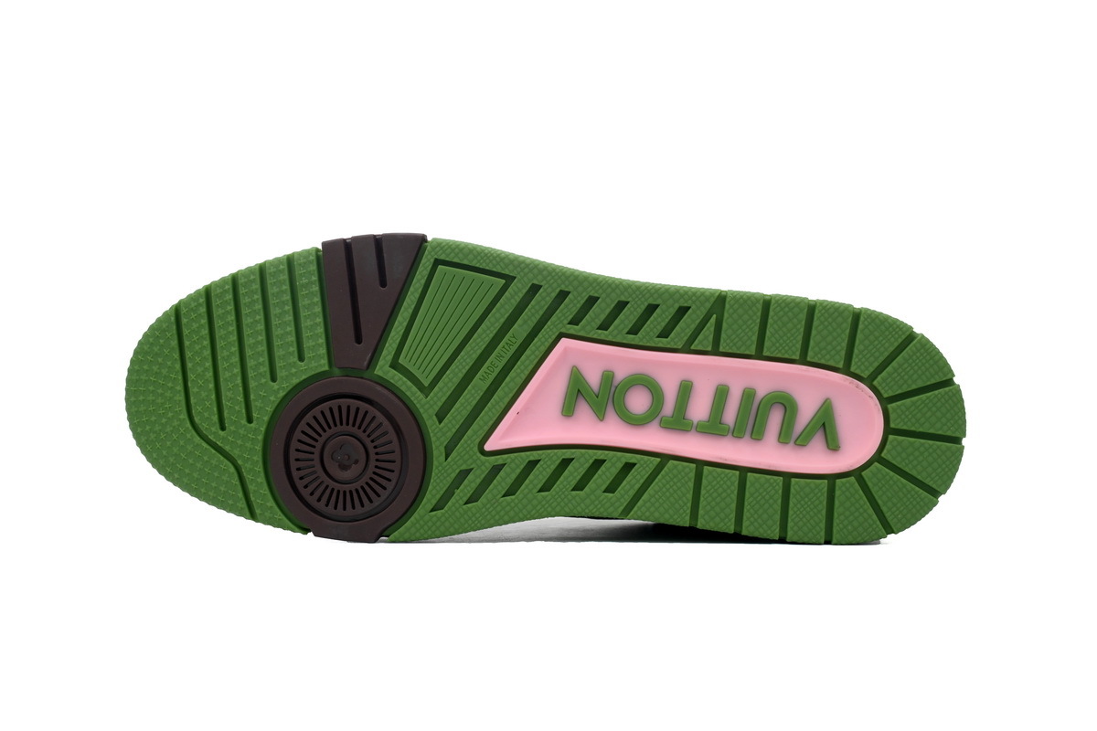 LV Trainer Sneaker Avocado Green 1ACXBE