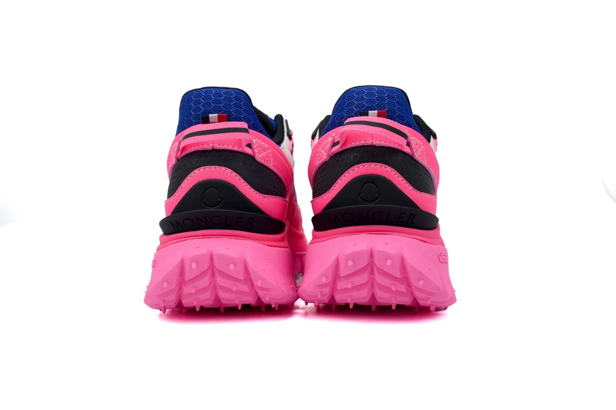 M00010 M2670 Moncler Trailgrip Leather Black Blue Pink