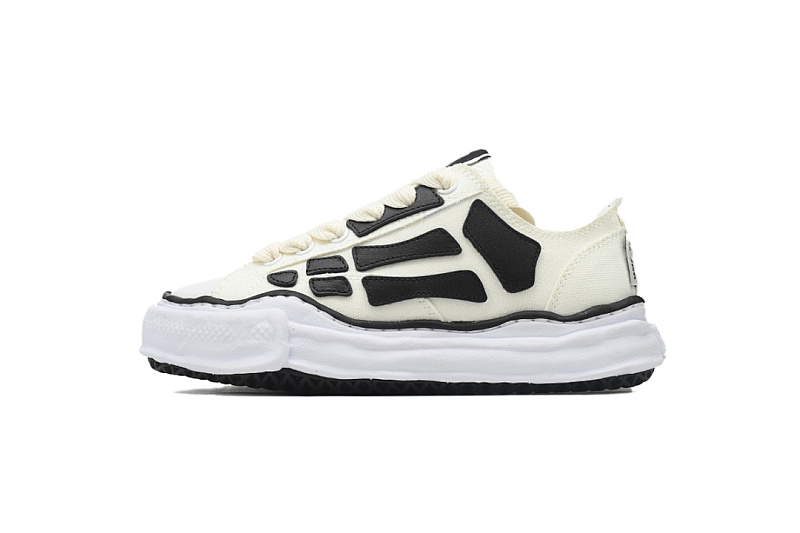 Maison Mihara Yasuhiro x AMIRI Skel-Top Low Off White