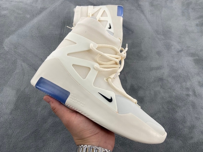 Nike Air Fear Of God 1 Sail Black FOG AR4237-100 