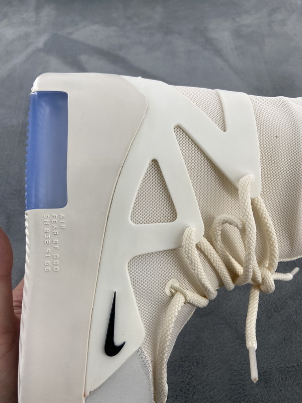 Nike Air Fear Of God 1 Sail Black FOG AR4237-100 