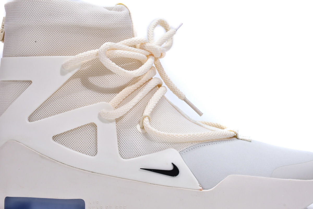 Nike Air Fear Of God 1 Sail Black FOG AR4237-100 