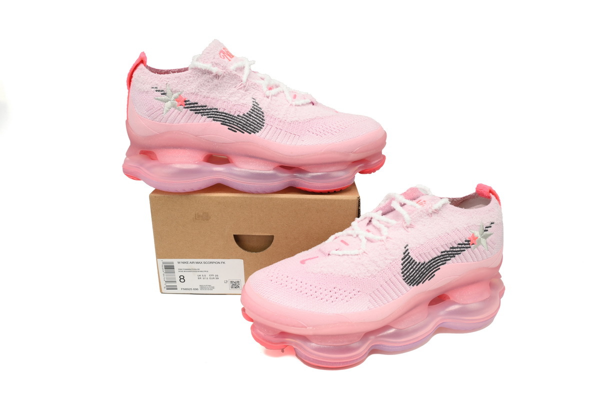 Nike Air Max Scorpion FK Preto e Rosa FN8925-696