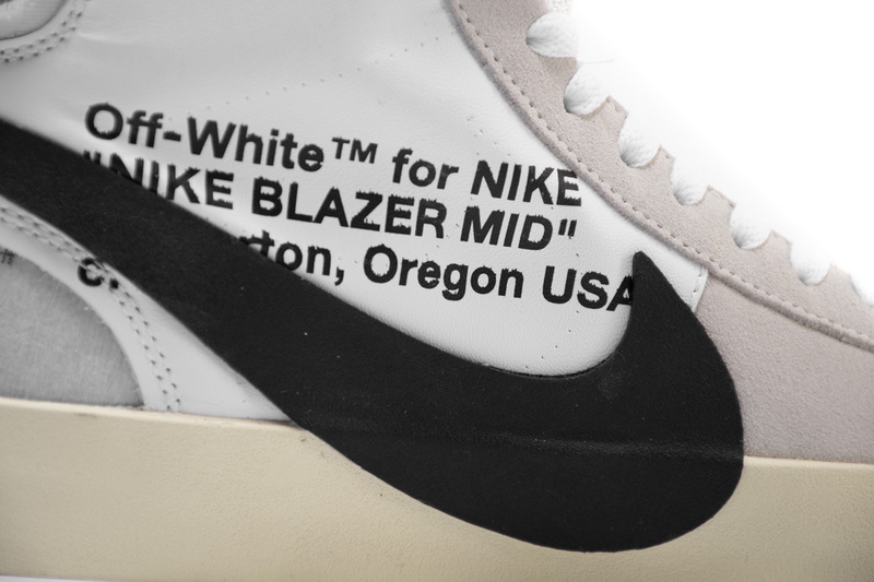 OFF WHITE  Nike Blazer Mid AA3832-100 Grim Reaper
