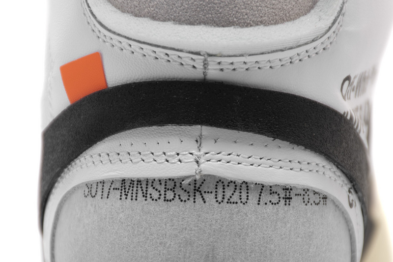 OFF WHITE  Nike Blazer Mid AA3832-100 Grim Reaper
